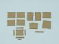 Preview: Base cabinet with 5 drawers, Lasercut - Kopie