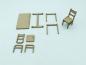 Preview: Table with 2 chairs, Lasercut