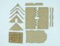 Preview: Whole roof house, long, 20mm/1:72 - Lasercut