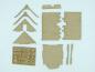 Preview: Whole roof house, short, 28mm/1:56 - Lasercut