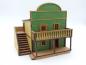 Preview: Westernhaus, zweigeschossig, Flachdach - 1:56/28mm