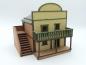 Preview: Old west house, two storey, saddleback roof - 1:56/28mm
