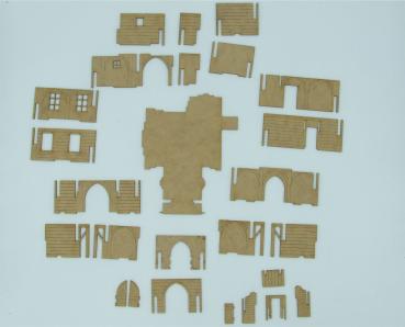 Large Russian Village Church, 15mm/1:100