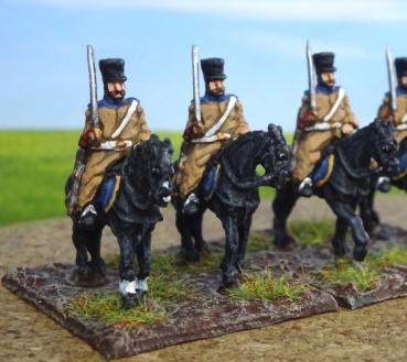 Russian Hussars in greatcoat