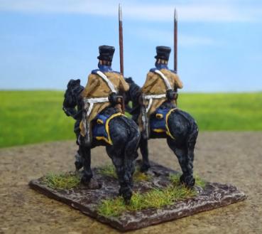 Russian Hussars in greatcoat