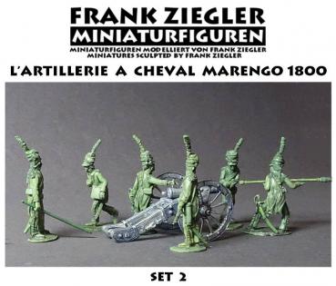 Französische reitende Artillerie 1800 - Set 2