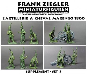 French horse artillery 1800 - supplement Set 2