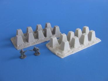 Tank  obstacle - dragon´s teeth