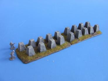 Tank  obstacle - dragon´s teeth