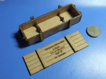 Ammo Box, Tiger 1, WW II - Lasercut