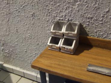 Preview: Sortierboxen, mit Wandhalterung