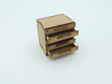 Base cabinet with 5 drawers, Lasercut - Kopie