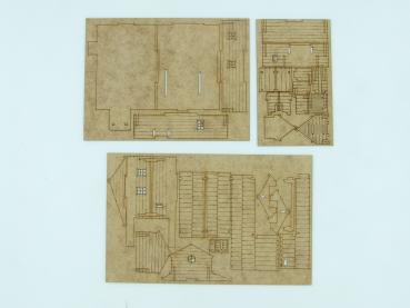 Russian Village House, large, 15mm/1:100