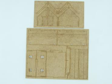 Russian village barn, 15mm/1:100