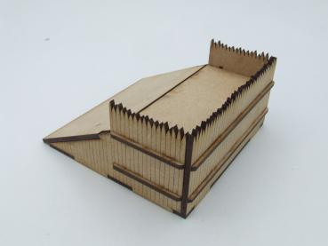 Palisade Wall Position, 28mm/1:56 - Lasercut