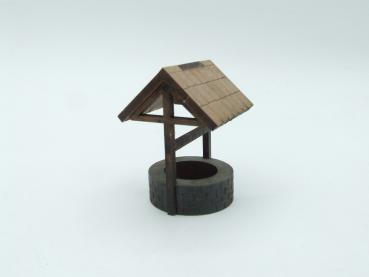 Fountain round with roof- 1:72/20mm