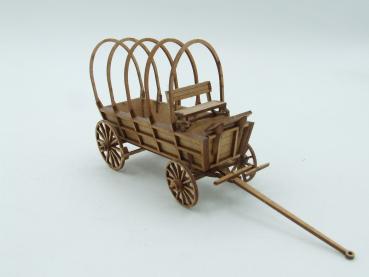 Old west Large covered wagon (conestoga) - 1:56/28mm