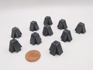 Anti-tank barriers - 10 pieces