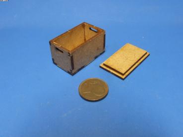 Box with cap / Storage box - Lasercut