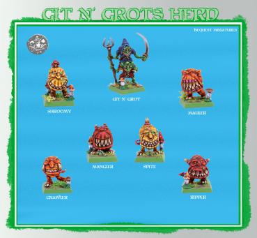 Git N` Grots Herd - 7 Figuren