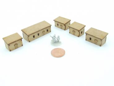 Häuserset, kleine Häuser (6mm - 1:285/300)