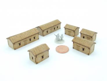 Häuserset, kleine Hütten (6mm - 1:285/300)