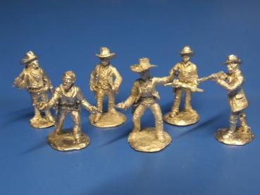Wild West Figuren - 6 Stück 1:56/28mm