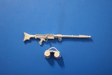 Deutsches Maschinengewehr 34, mit Doppeltrommelmagazin
