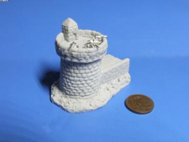Mole - Endpiece with Canon tower, left