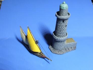 Mole - Endpiece with light house, left