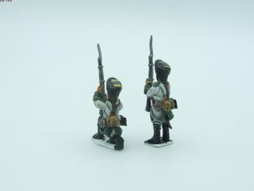 Austrian grenadiers, 7 years war - at ready
