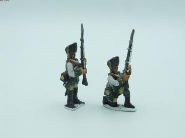 Austrian grenadiers, 7 years war - at ready