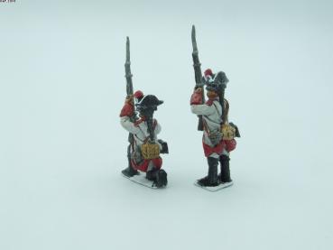 Österreichische Musketiere, 7 jähriger Krieg - Gewehr bereit