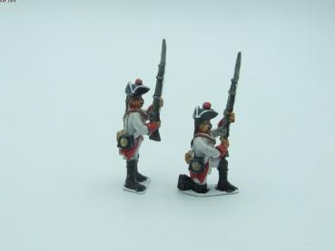 Österreichische Musketiere, 7 jähriger Krieg - Gewehr bereit