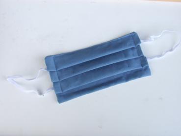 Mund-Nasenschutz, Behelfsmaske Blau