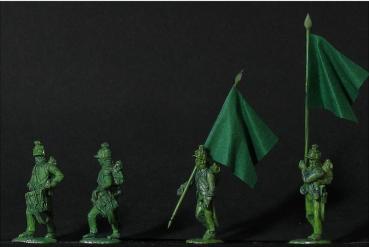 French infantry command marching - Kleber uniform
