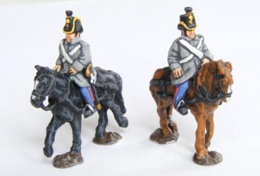 Austrian gunners, riding