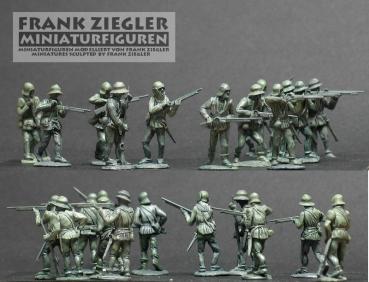 Arebuse gunner in gun battle