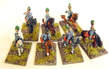 Austrian General Staff on horseback