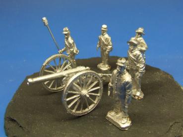 Konföderierte-Artillerie - wartend
