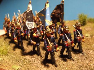 Preußische Infanterie marschierend Kommandset