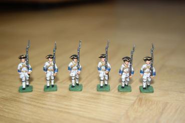 Woodensfeld Französische Infanterie marschierend Set 1