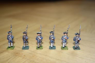 Woodensfeld Französische Infanterie marschierend Set 2