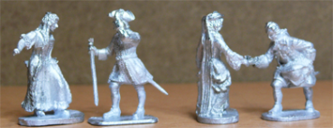 Civilians from the Rococo-period, 18th century