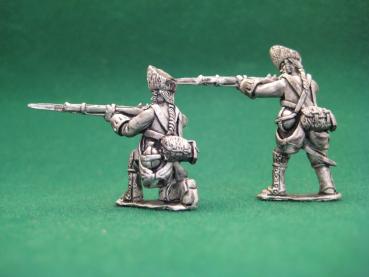 Austrian grenadiers, 7 years war - firing