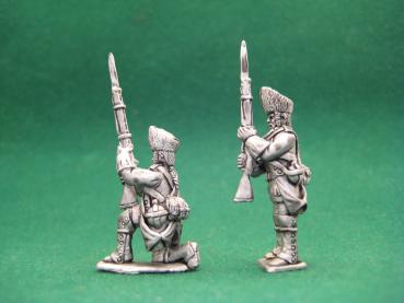 Austrian grenadiers, 7 years war - at ready