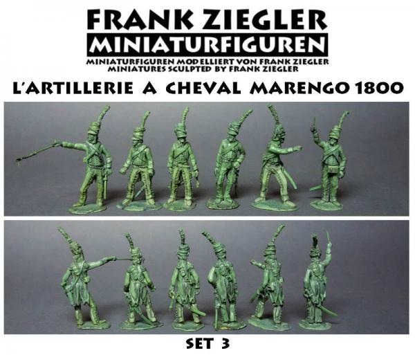 Französische reitende Artillerie 1800 - Set 3