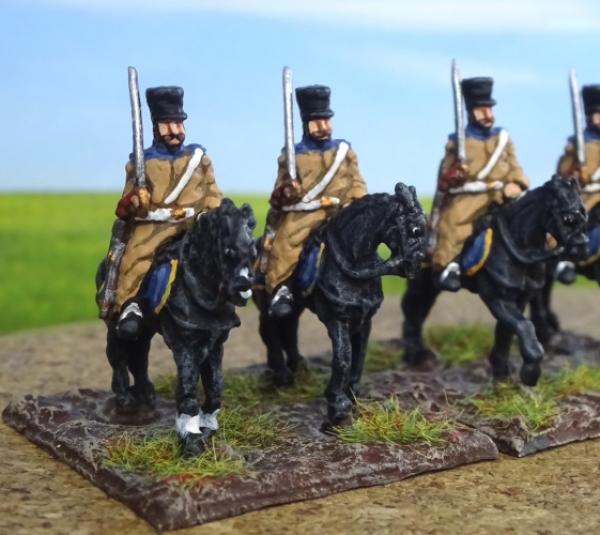 Russian Hussars in greatcoat