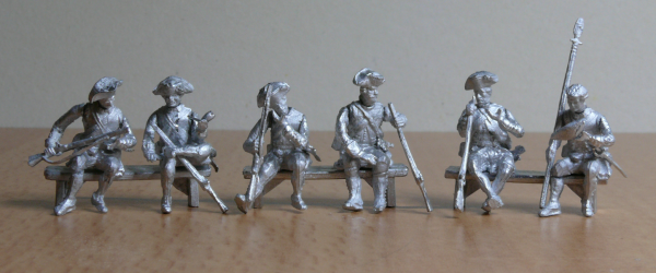 Prussian Musketeers sitting