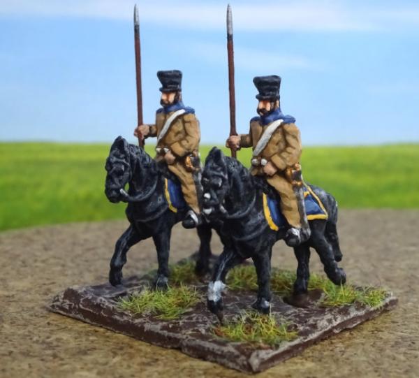 Russian Hussars in greatcoat